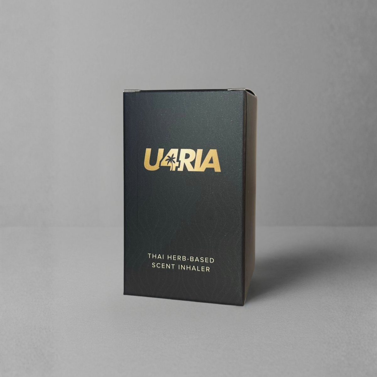 U4RIA Bottle Box on plain grey background